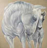 Homage to the Horse - Original Oil Painting