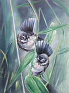 Playing In The Reeds - Print