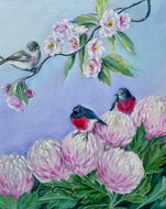 Spring Romance - Original Oil Painting