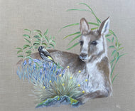 Unexpected Visitor - Original Oil Painting