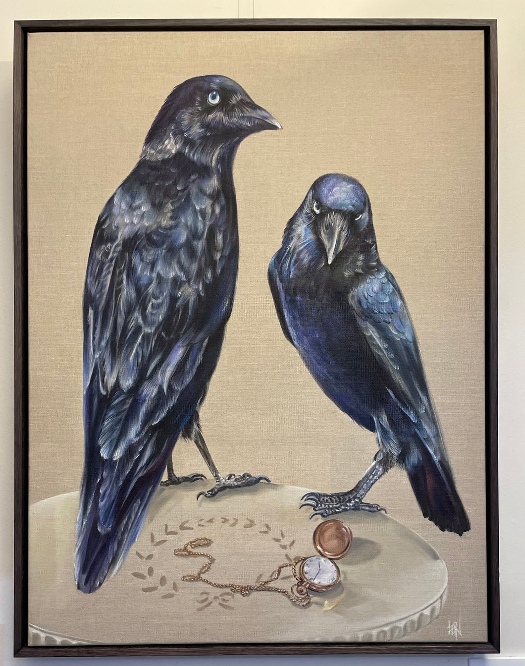 A Brilliance of Ravens - Original Oil Painting ### SOLD ###