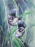 Playing In The Reeds - Original Oil Painting ## SOLD