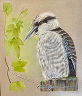 Kookie in the Vines - Original Oil Painting