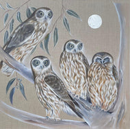 Nodding off in Parliament - Original Oil Painting