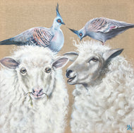 Ma-a-arvellous Hat Ba-a-arbara - Original Oil Painting *** SOLD ***